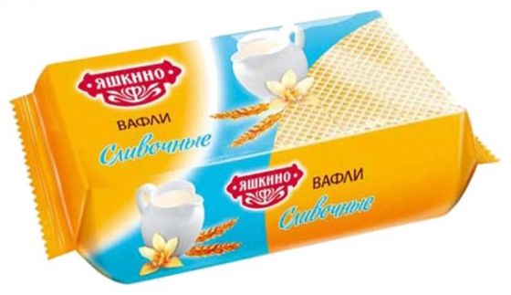 Вафли Яшкино сливочные 300 г Вафли Яшкино сливочные 300 г