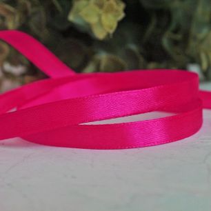 Лента атласная Фуксия, 10 мм.