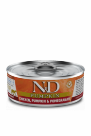 N&D CAT CHICKEN, PUMPKIN&POMEGRANATE (Курица с Тыквой и Гранатом для кошек) 80г.