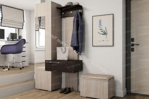 Прихожая ГЕРДА  ЛДСП с пуфиком