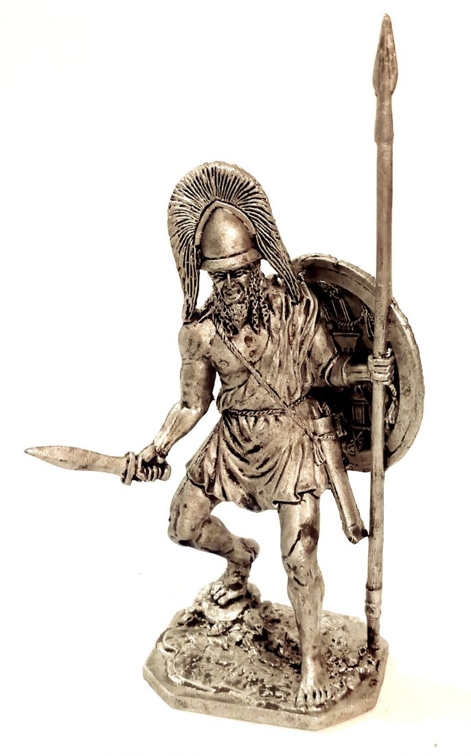 Фигурка Лакедемонский командир Греция 5 в. до н.э. олово