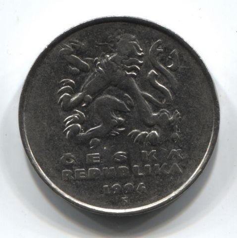 5 крон 1994 Чехия