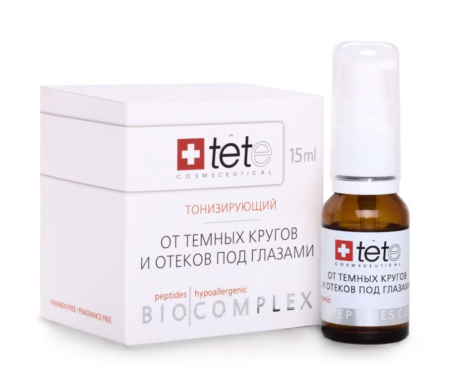 Биокомплекс тонизирующий для век от отеков и темных кругов под глазами Tete cosmeceutical (Тете косметик) 15 мл