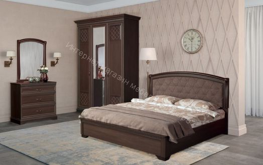 Шкаф для одежды 3-дверный №800 Парма Дуб нортон темный