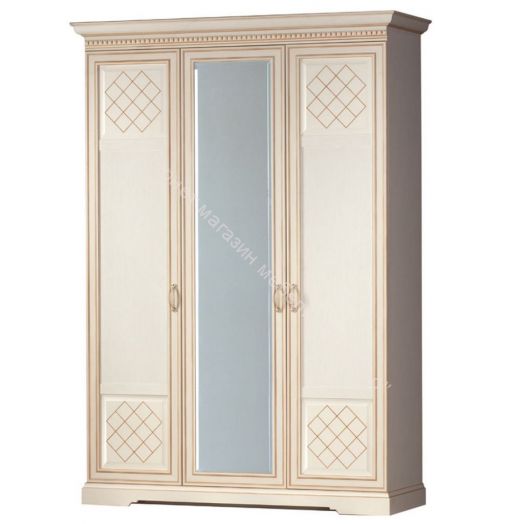 Шкаф для одежды 3-дверный №800 Парма Дуб нортон темный