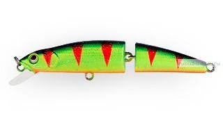 Воблер Strike Pro Minnow Jointed SL110 11см, 14гр. загл. 0,8м-1,5м. Цвет: A139