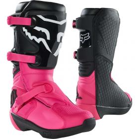 Fox Comp Black/Pink мотоботы подростковые
