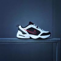 Nike Air Monarch IV White Black Red