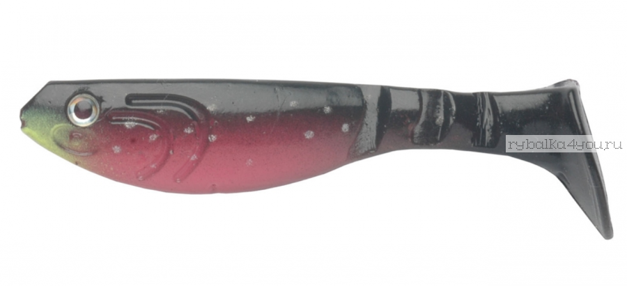 Силиконовая приманка WAKE FLEXFISH 3.5" 8см/ 7г/ Цвет: PINK NIGHTMARE 635 (Упаковка 5 шт.)