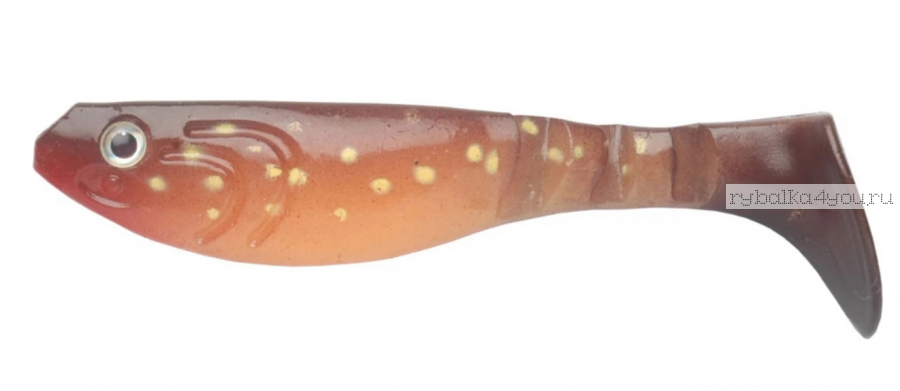 Силиконовая приманка WAKE GARLIC FLEXFISH 3.5" 8см/ 7г/ Цвет: ARCTIC CHAR 585 (Упаковка 5 шт.)