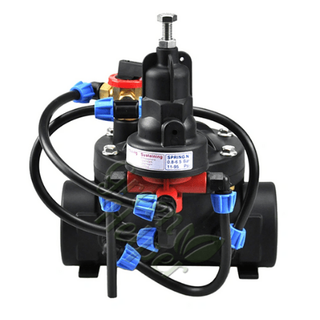 Редукционный клапан с трехходовым краном для ручного управления