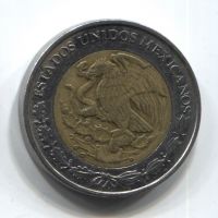 1 песо 2001 Мексика