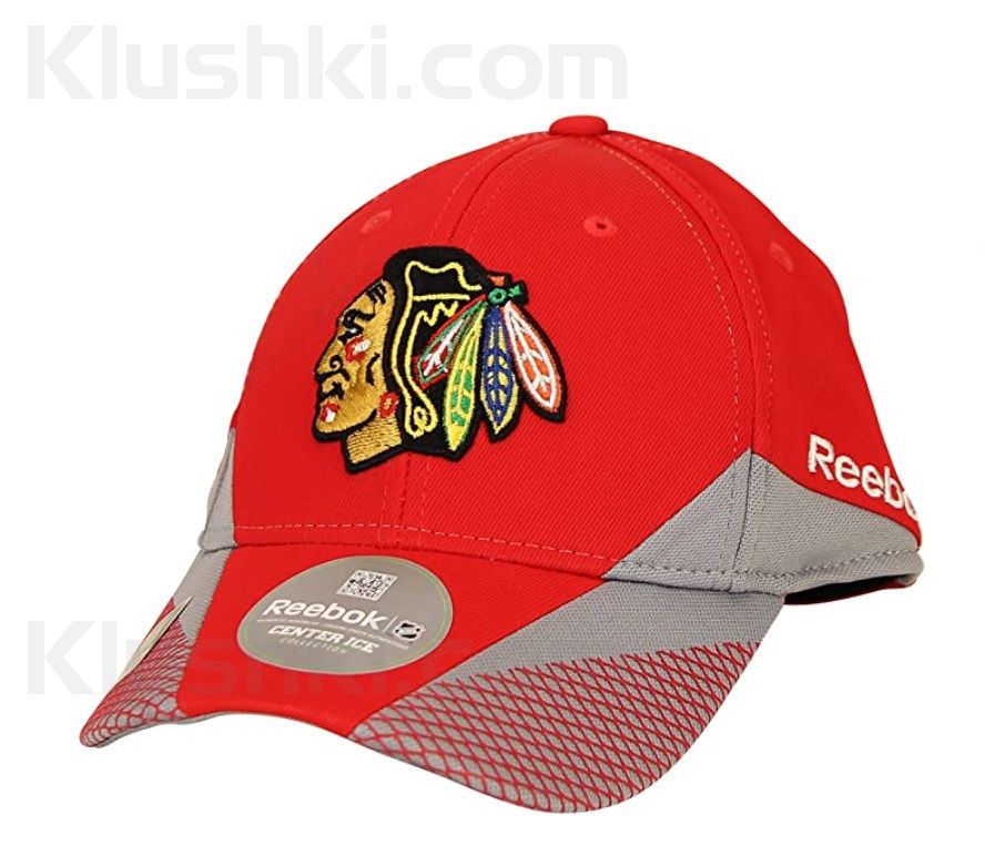 Кепка Reebok NHL (Chicago Blackhawks) Center Ice Stretch Fit Hat