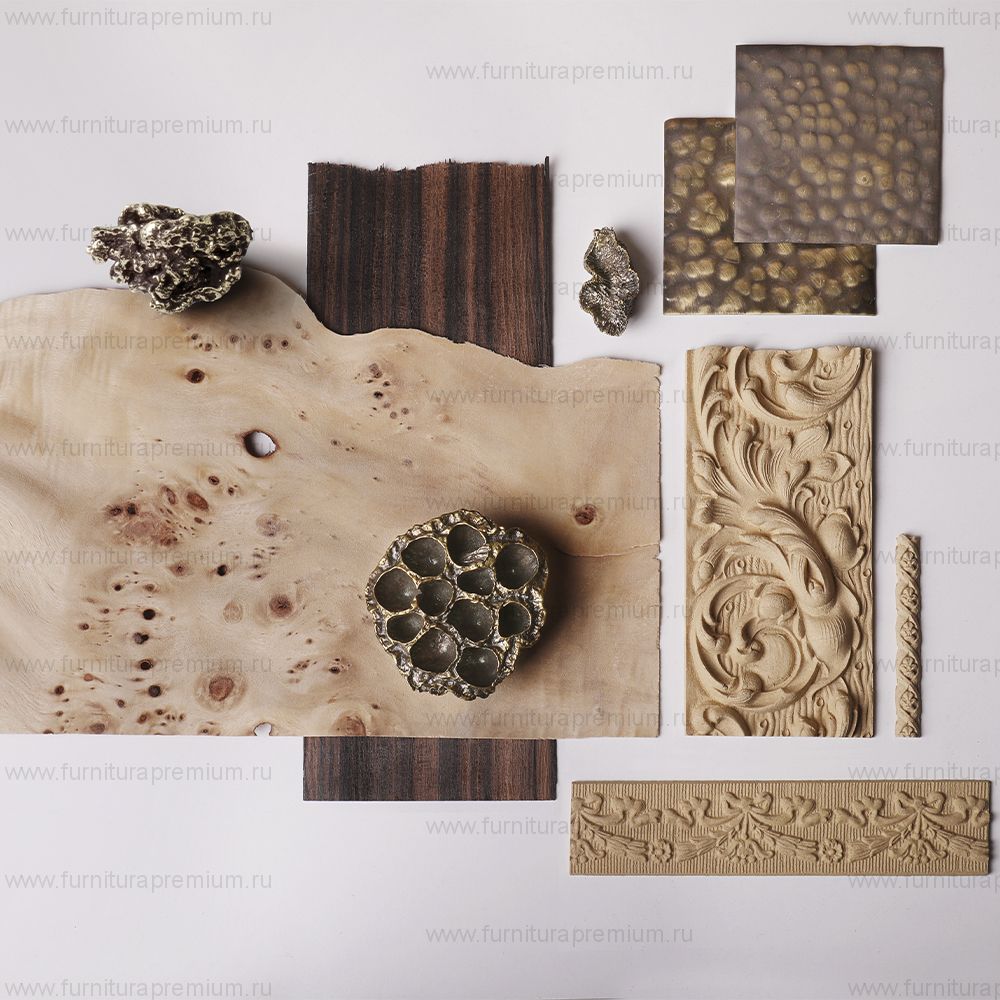 Мебельная ручка-кнопка PullCast Comb EA1024