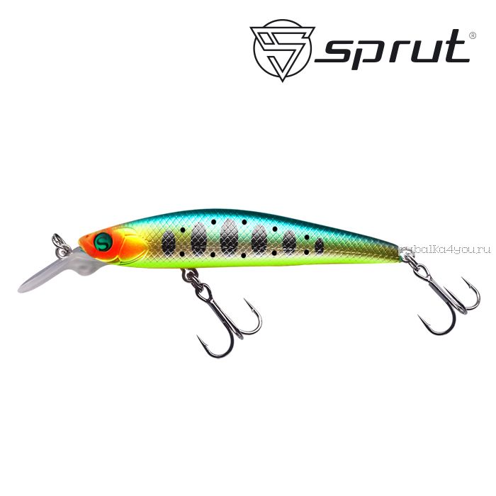 Воблер Sprut Anko Minnow 85SP  85 мм / 8,5 гр / Заглубление: 1-1,5 м / цвет: CLNTR