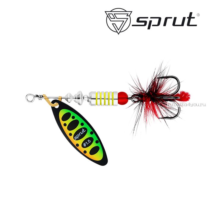 Блесна Вращающаяся "Sprut" Atra Spinner #1,5 (6g/FT)