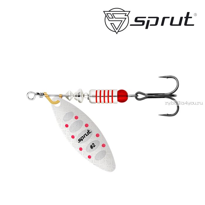 Блесна Вращающаяся "Sprut" Atra Spinner #2 (7,5g/PTG)