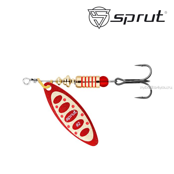 Блесна Вращающаяся "Sprut" Atra Spinner #2 (7,5g/RG)