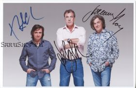 Автографы: Ричард Хаммонд, Джереми Кларксон, Джеймс Мэй. Топ Гир / Top Gear