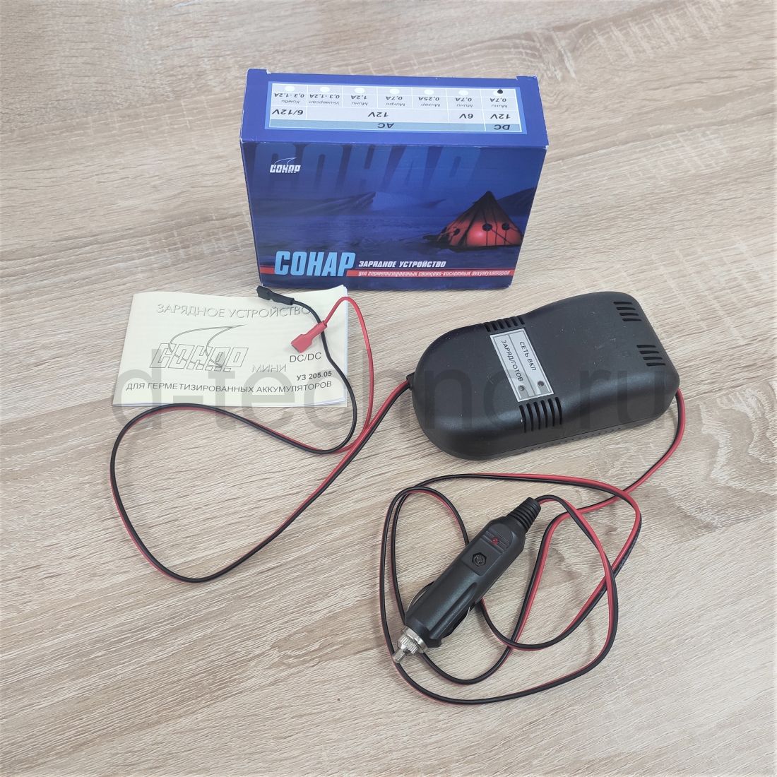 Устройство зарядное для свинцово-кислотных аккумуляторов, 12 В, СОНАР УЗ 205.05