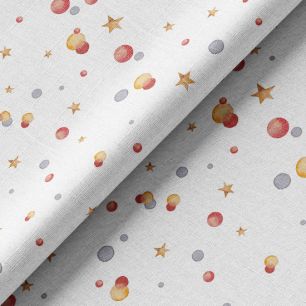 Хлопок Перкаль Капельки красок (звездочки) 50х37 limit