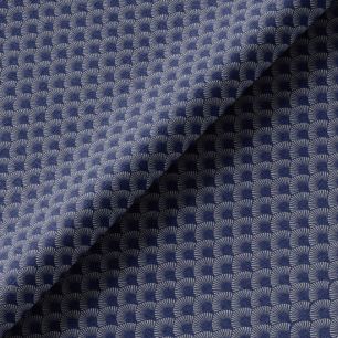 Хлопок Перкаль Винтаж чешуйки на синем 50х37 limit