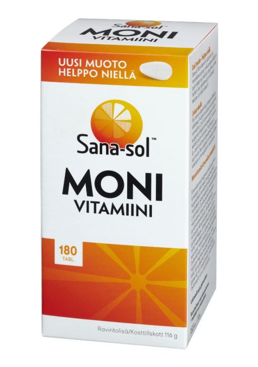 Sana-Sol monivitamini 180 tabl