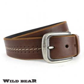 Ремень WILD BEAR RM-042m Brown (универсальный)