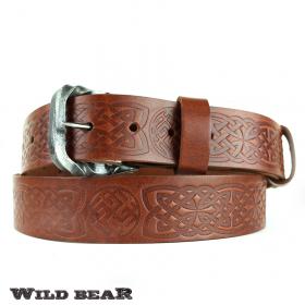 Ремень WILD BEAR RM-047f Light-brown Premium (универсальный)