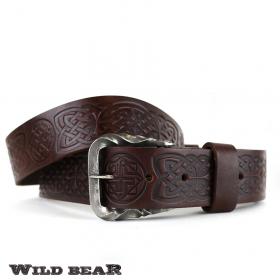 Ремень WILD BEAR RM-048f Vinous Premium (универсальный)