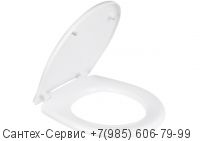 1.WH10.6.914 Сиденье Santek  Анимо (дюропласт) с металлическим креплением