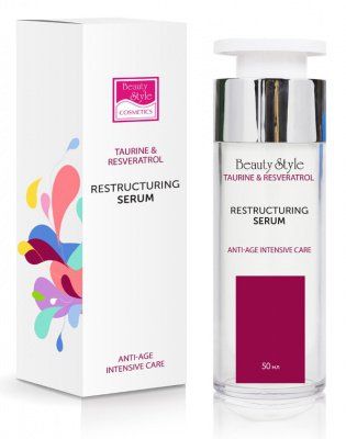 Реструктурирующая уплотняющая сыворотка Taurine & Resveratrol Beauty Style (Бьюти Стайл) 50 мл