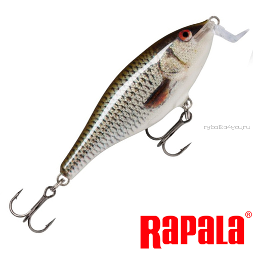 Воблер RapaIa Shallow Shad Rap 90мм / 12 гр / Заглубление: 1,8 - 2,4 м / цвет: SSR09-ROL