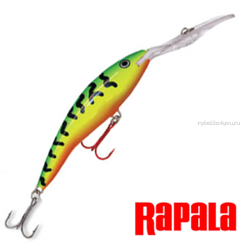 Воблер RapaIa Tail Dancer Deep 110мм / 22 гр /Заглубление: 0 - 9 м /  цвет: TDD11-FT