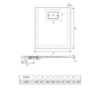 Акриловый поддон для душа Excellent Lavano Slim BREX.1103.WHN схема 34
