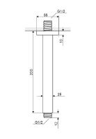 Кронштейн для верхнего душа Excellent AREX.3122CR схема 4