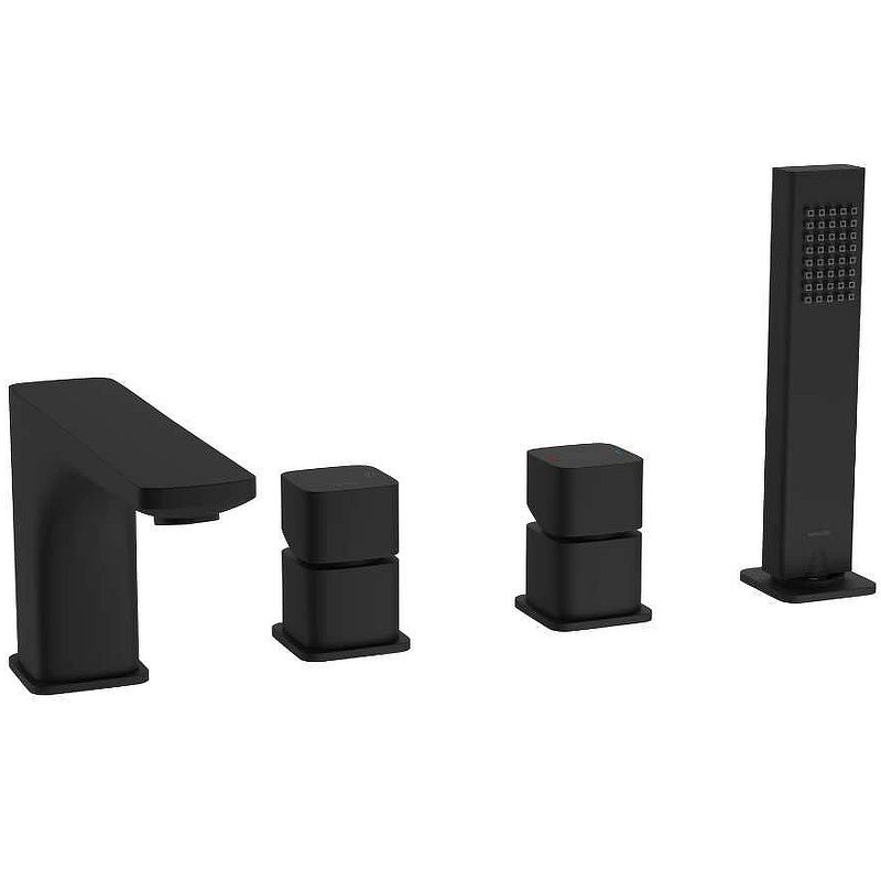 Изображение Смеситель на борт ванны Excellent Keria AREX.2033BL Черный матовый