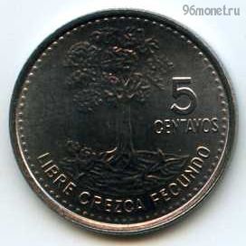 Гватемала 5 сентаво 2010