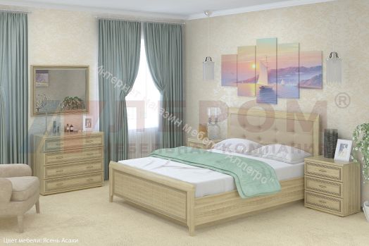 Карина Кровать КР-1031/32/33/34  с П /мех и мягким изголовьем