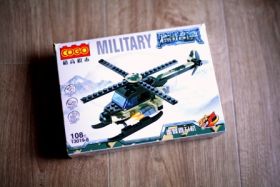 Конструктор военный Вертолет 3 в 1 Lego реплика 108 деталей