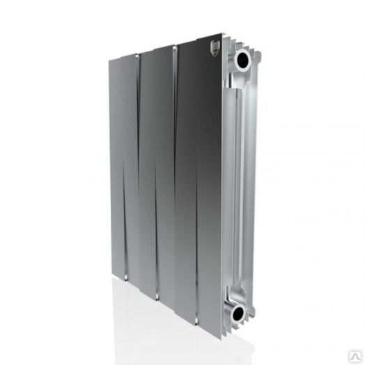 Радиатор Royal Thermo PianoForte SilverSatin 500/100  8-секций биметал.
