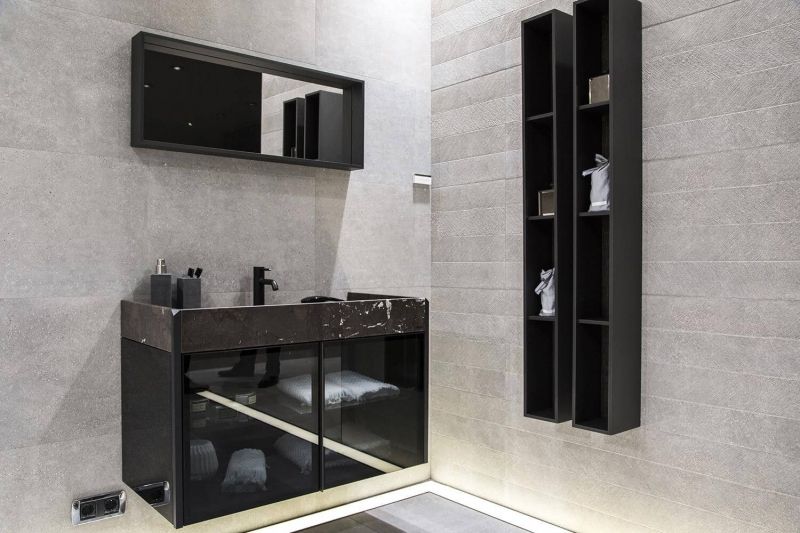 Керамическая плитка Porcelanosa Bottega Spiga Acero P35800481 настенная 45х120 ФОТО