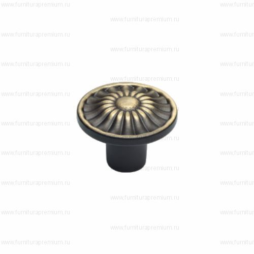 Мебельная ручка-кнопка Linea Cali Daisy 1070 PB