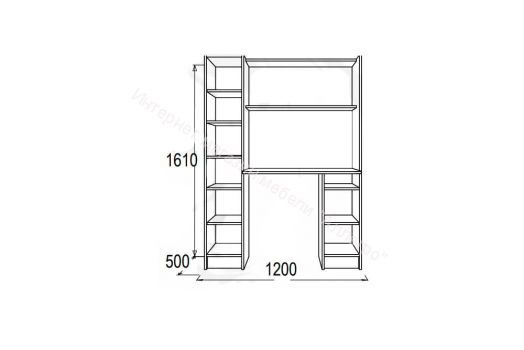 Уголок школьника "Омега 2"