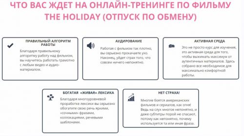 Онлайн-тренинг по фильму «Отпуск по обмену». Пакет The Holiday (Людмила Мандель)