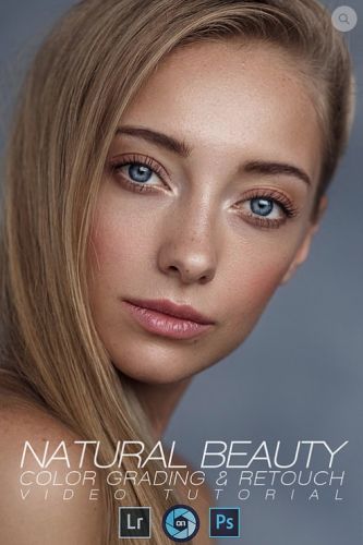 Natural Beauty Color Grading & Retouch Video Tutorial (Maxim Guselnikov) на английском