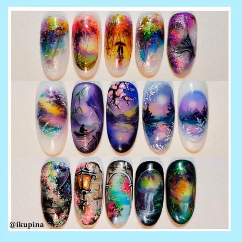 Видео - курс 'ПЕЙЗАЖИ В МИНИАТЮРЕ' (Ирина Купина)