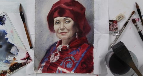 Акварельные портреты (Анна Иванова)