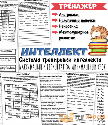 [Три хвоста] Блокнот Интеллект (Анна Мясникова)