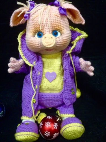 [Игрушки] Мастер-класс «Свинка Кнопочка» (Алла Федюнина)